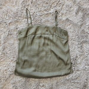 Jennifer Lopez Sage Green Camisole Top